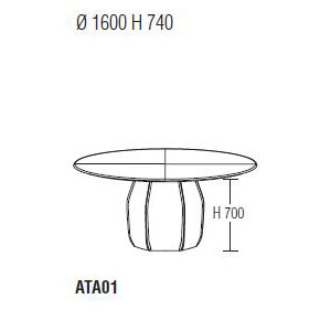 Ø 160 H 74