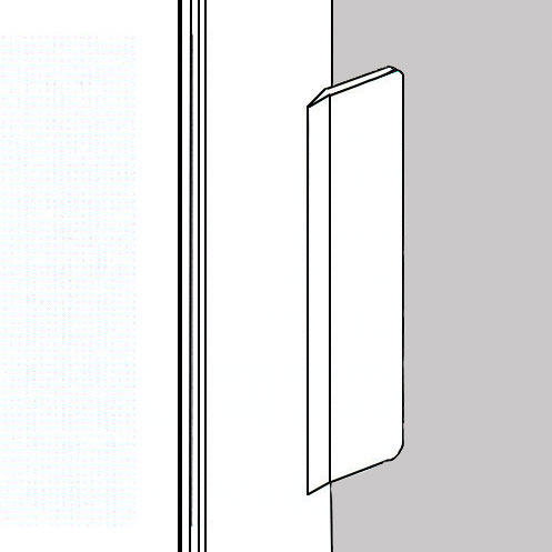 rettangolare per porta singola o doppia