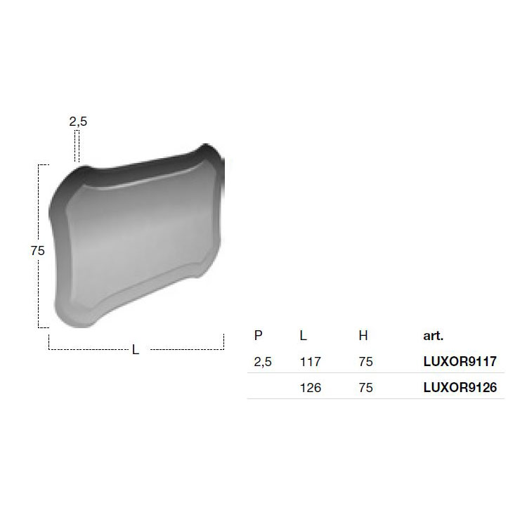 Specchio rettangolare con cornice colorata L. 117 cm