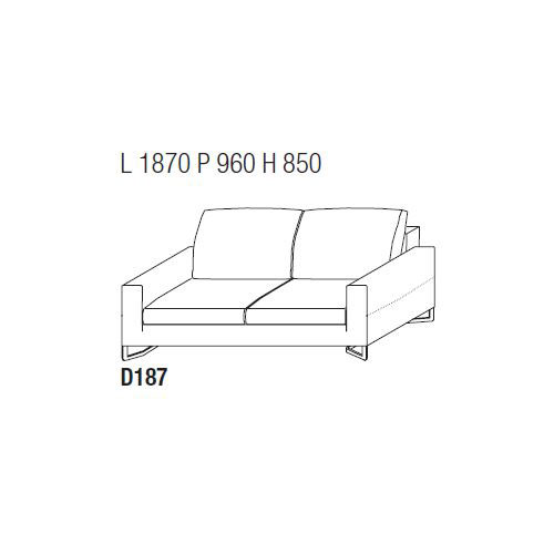 cm 187Lx96Px850H