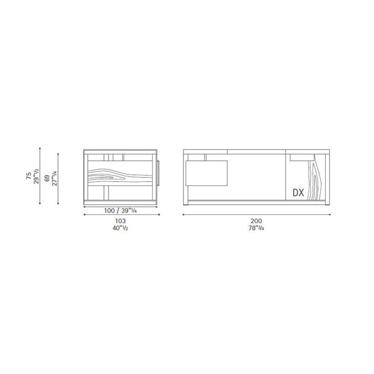 Executive 72″