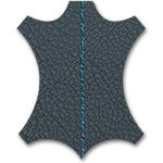 Pelle Premium con cucitura a contrasto 60 Smoke Blue