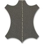 Pelle Premium con cucitura a contrasto 61 Umbra Grey