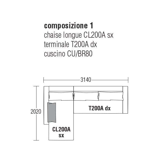 Composizione 1 cm. 314Lx202P