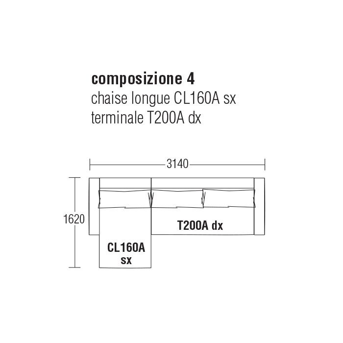 Composizione 4 cm. 314Lx162P