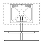 H. 94 cm, con mensola (TV max 50″)