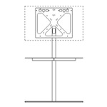 H. 151 cm, con mensola (TV max 50″)