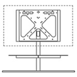 H. 94 cm, con mensola (TV max 50″)