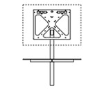 H. 119 cm, con mensola (TV max 65″)