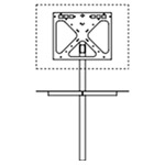 H. 151 cm, con mensola (TV max 70″)