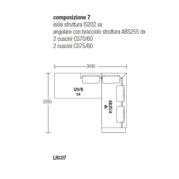 Composizione 7 cm 309Lx255P