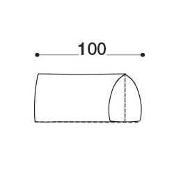 Schienale L. 100 cm – P. 80 cm – H. 45 cm