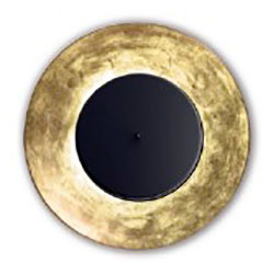 Riflettore in foglia d’oro – Disco frontale nero