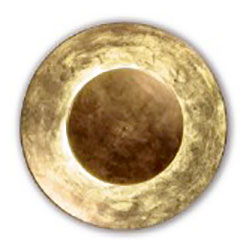 Riflettore in foglia d’oro – Disco frontale in foglia d’oro