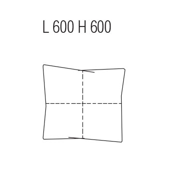 Quattro Cuscini schienale cm. 60 L. x 60 H